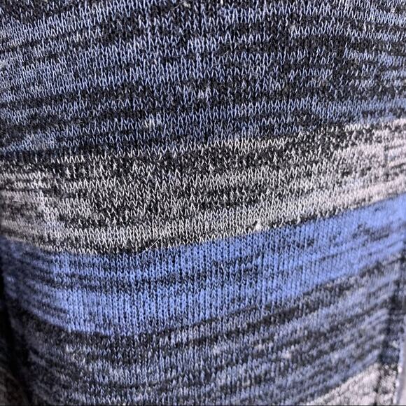 Free People blue gray scoop neck linen blend sweater size Extra Small XS - Picture 6 of 13